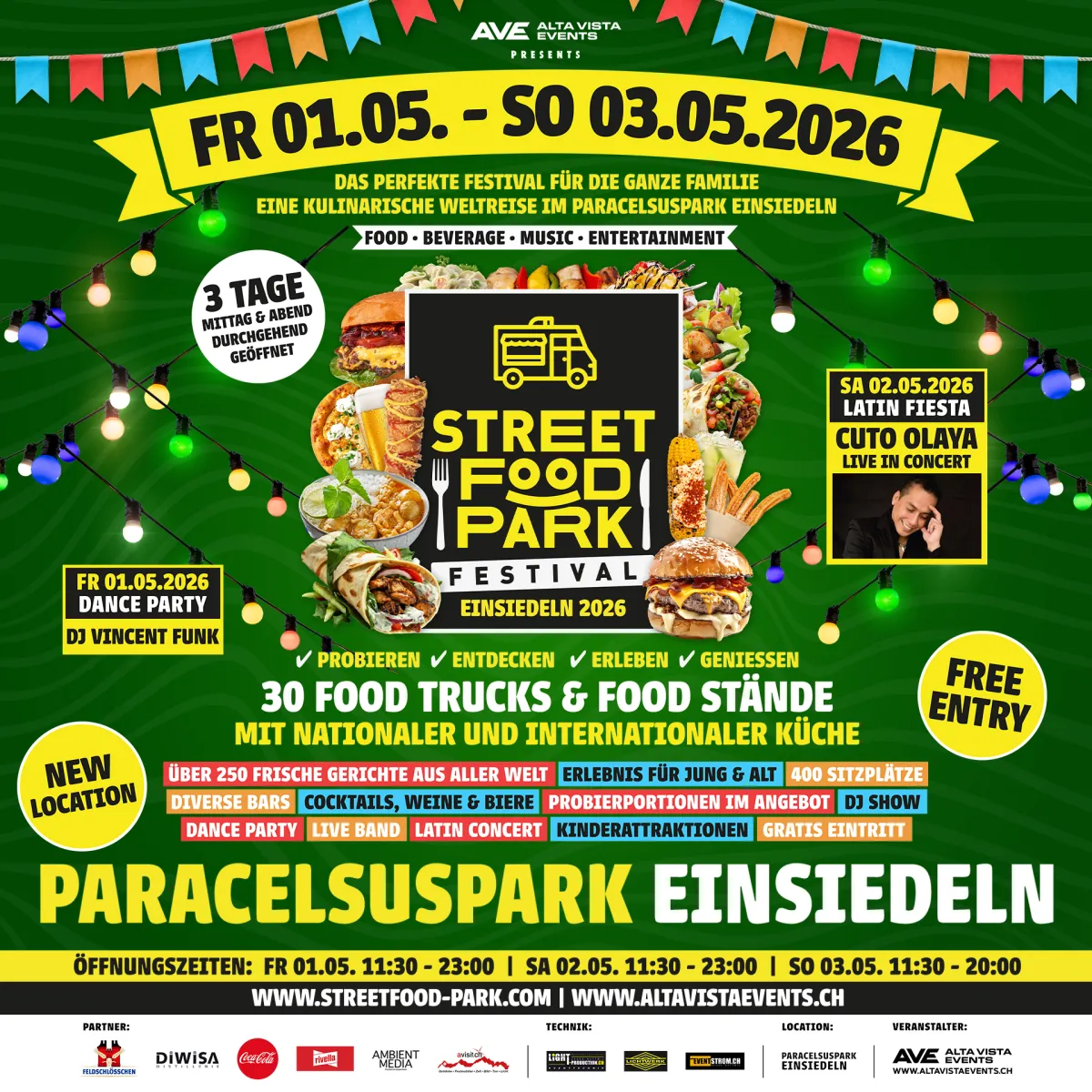 Street Food Park Festival Einsiedeln 2026 Plakat