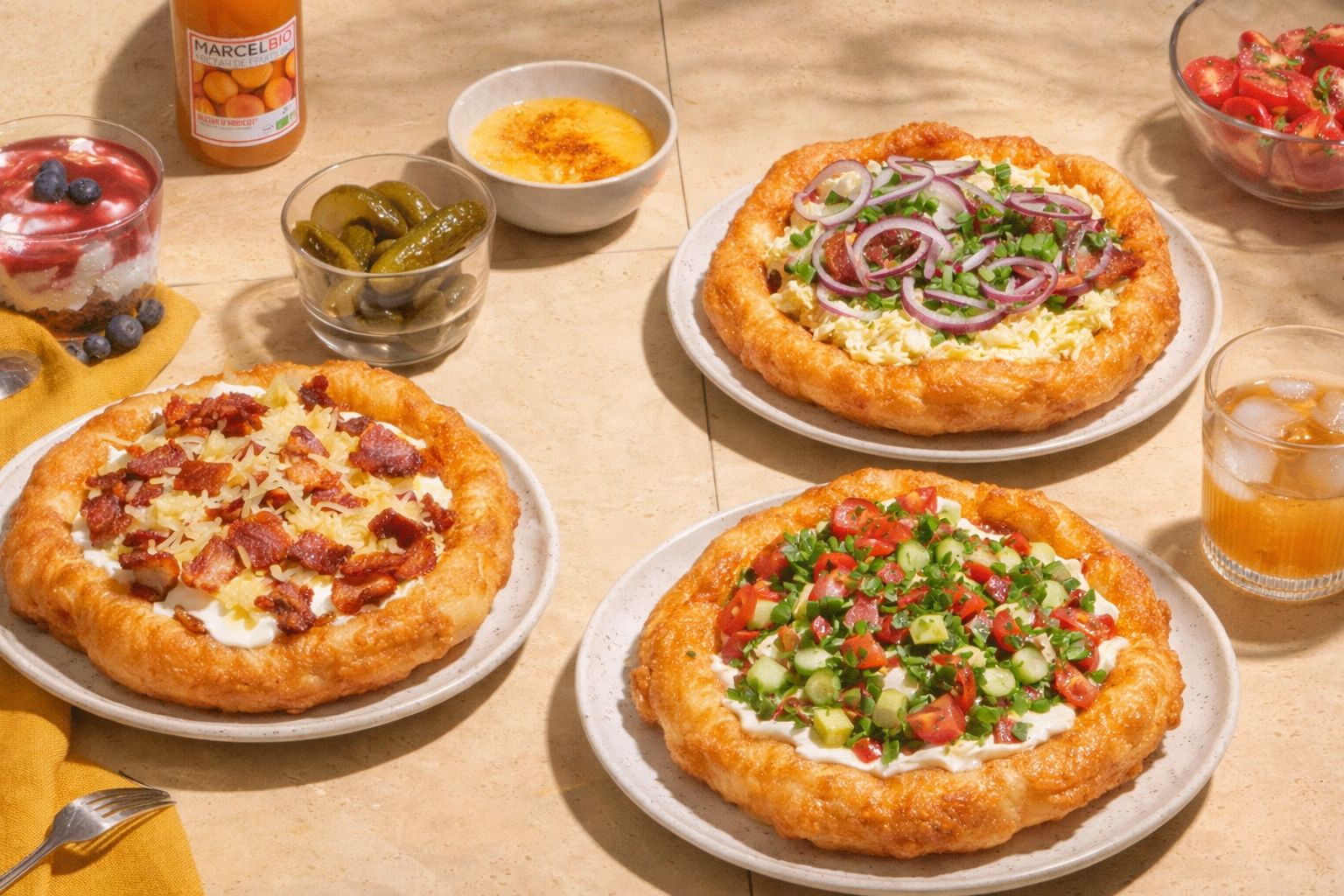 Lagos — Frische hungarische Lángos